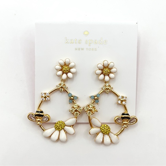 kate spade Jewelry - Kate Spade bee and daisy earrings